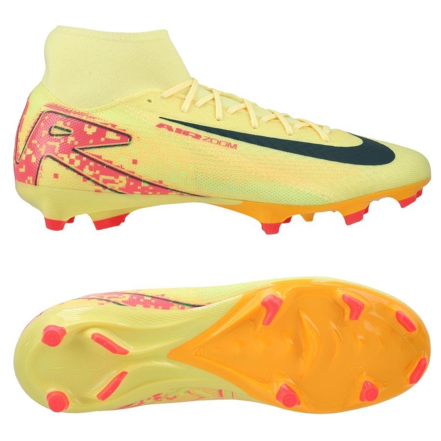 Nike Air Zoom Mercurial Superfly 10 Academy MG Mbappé Personal Edition - Orange/Bleu