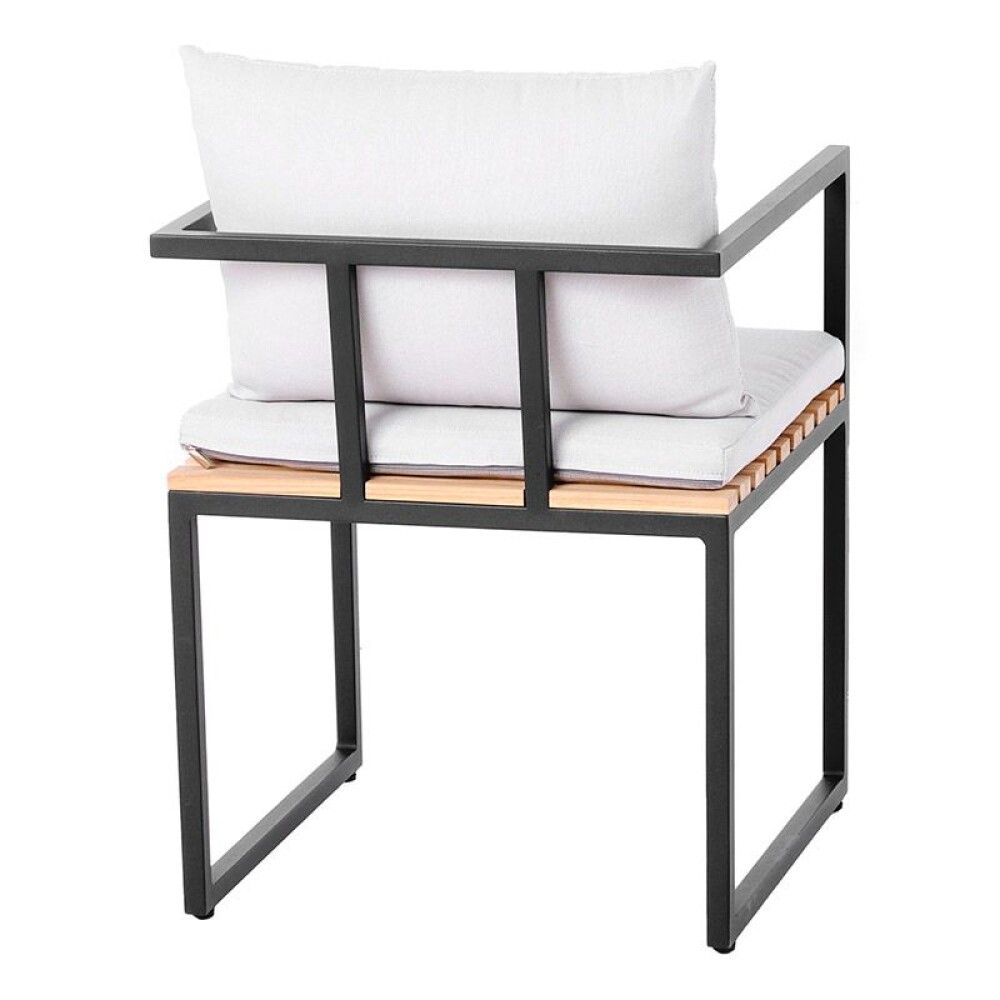 LOUNGESTOL SENSUM EKSJÖ SORT TEAK 2STK