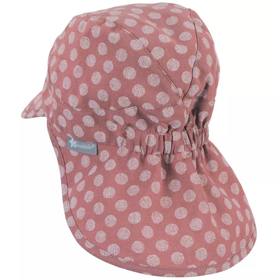 Sterntaler Schirmmütze mit Nackenschutz rosa