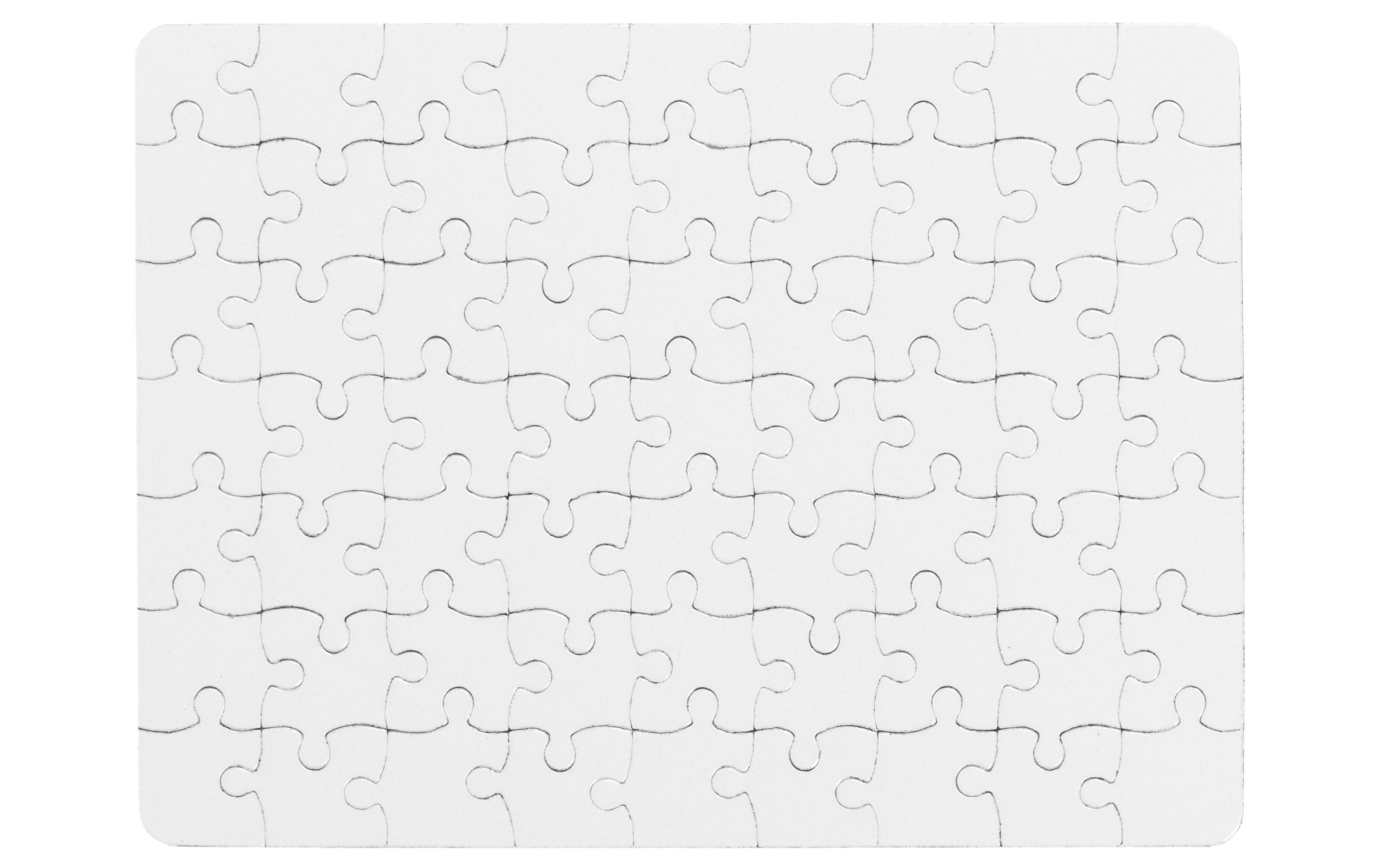 Papp-Puzzle zum Bemalen, A4, 4 StückPuzzle mit sublimationsfähiger Beschichtung