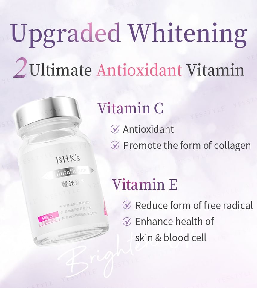 BHK's - Geavanceerde Whitening Glutathion Tabletten