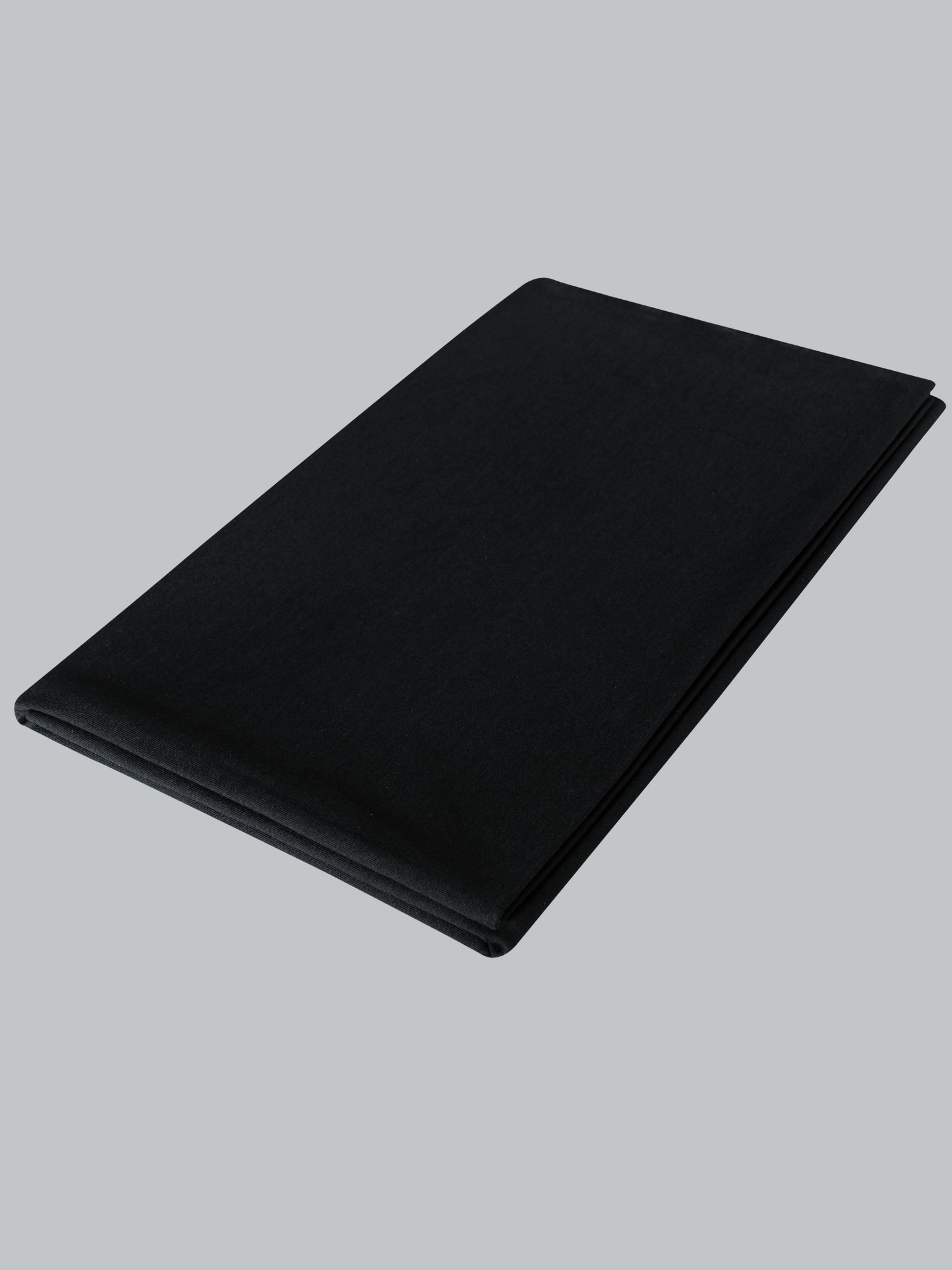 Stoffcoupon in Single-Jersey Schwarz