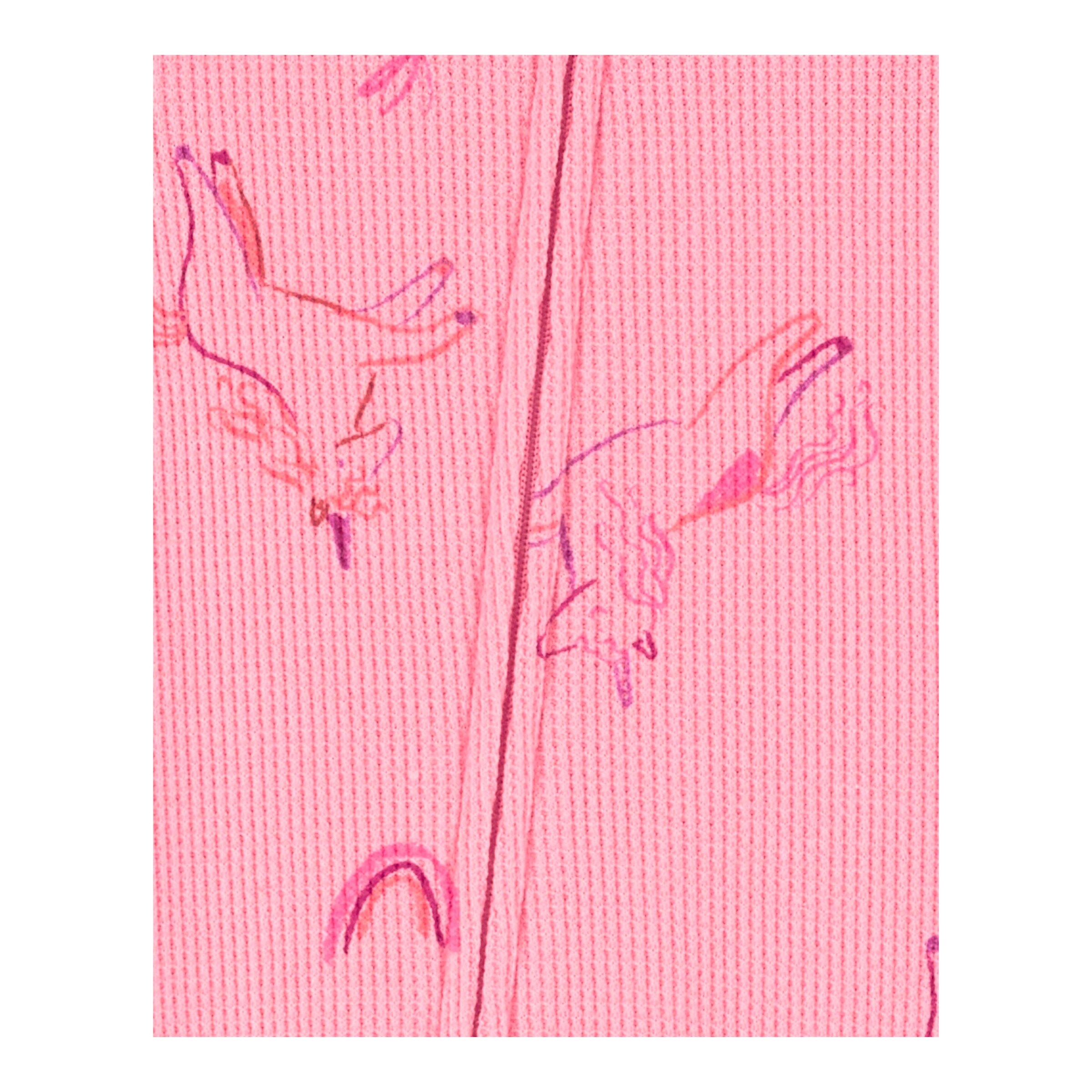 Carter's Schlafoverall mit Fuß Einhörner pink