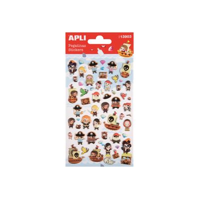 Apli Kids - Stickers résine pirates