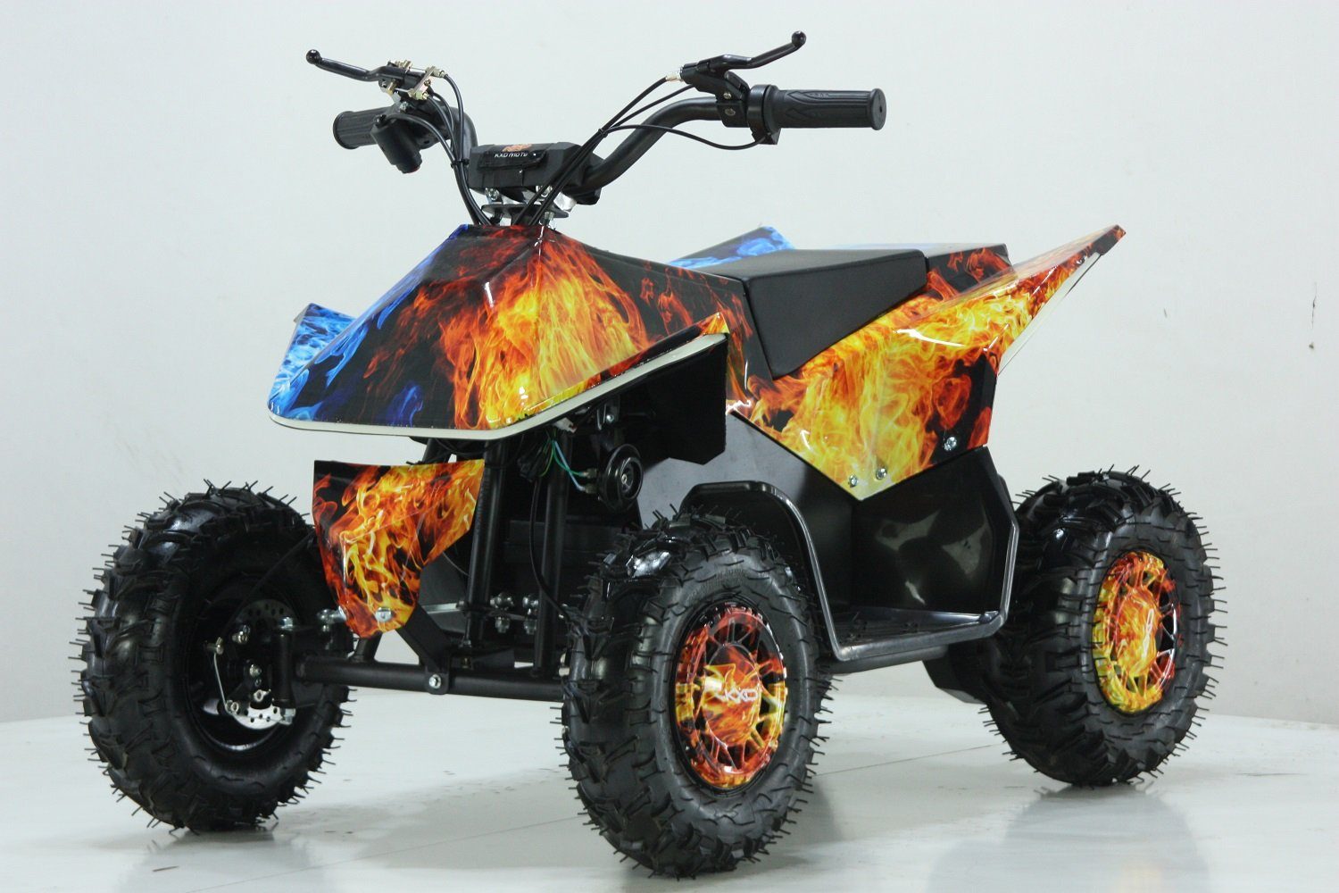 Quadriciclo elétrico infantil KXD M2 com partida elétrica, 6