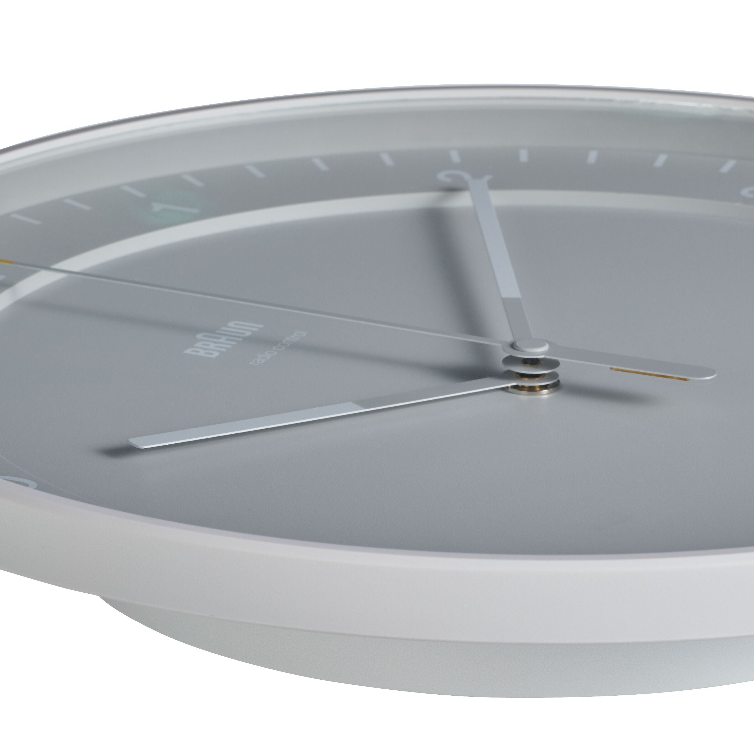 BRAUN Wanduhr - Grau / H: 30.0 cm