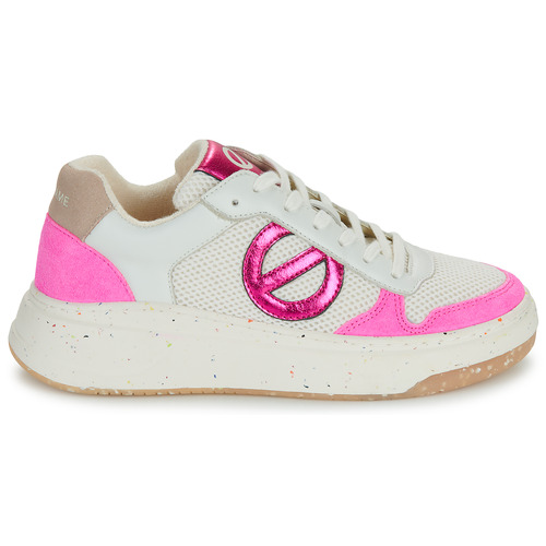 No Name - BRIDGET SNEAKER W - Blanc / Rose
