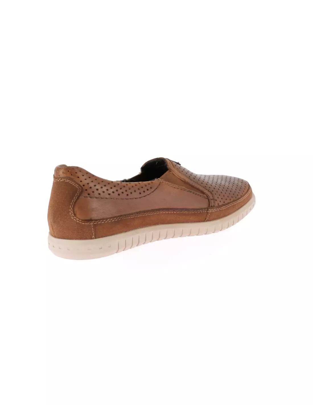 BUGATTI BASS - Bateaux & mocassins COGNAC/COGNAC