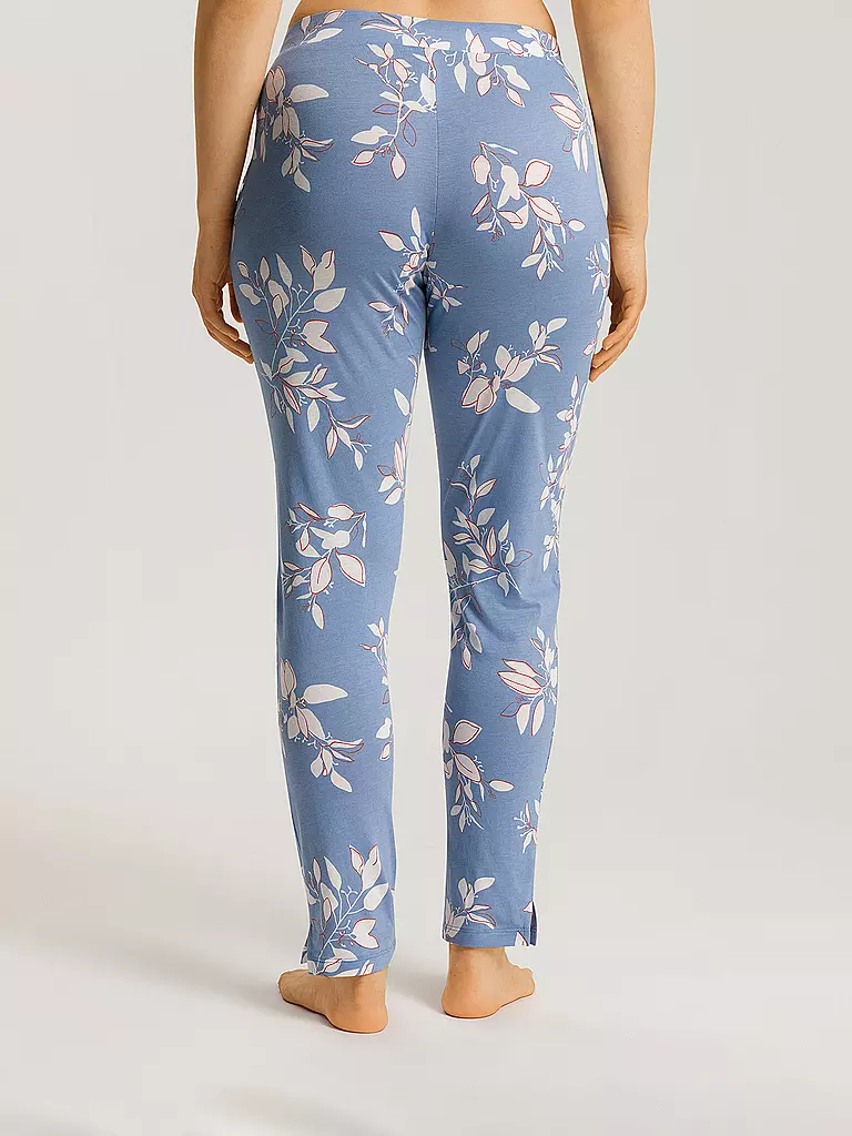 HANRO Pyjamahose blau