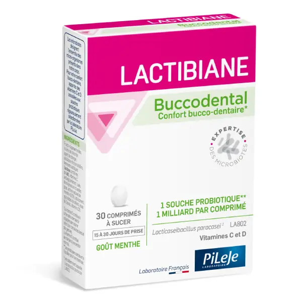 Lactibiane Buccodental - 30 Comprimés à Sucer