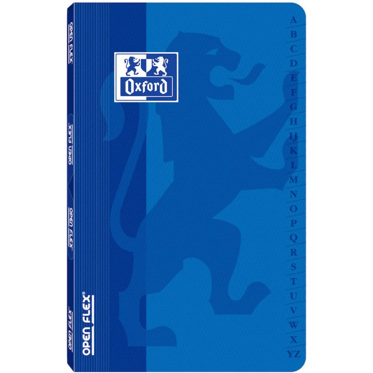 Répertoire Oxford OpenFlex 11x17cm petits carreaux 5mm 96 pages agrafées couverture polypro coloris assortis