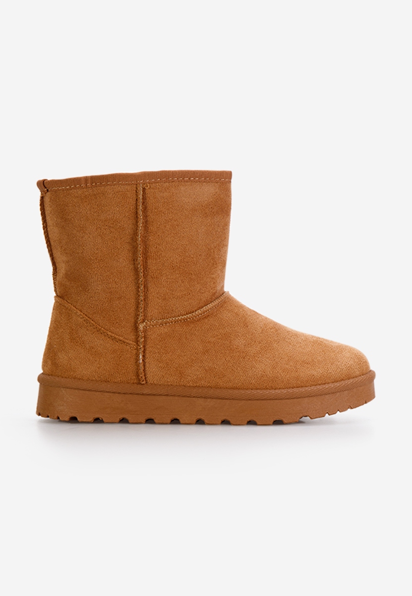 Bottes fourrées femmes chameau Celesa