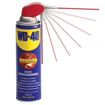 Produit d'entretien WD 40 SPRAY DOUBLE POSITION 500 ML Universel