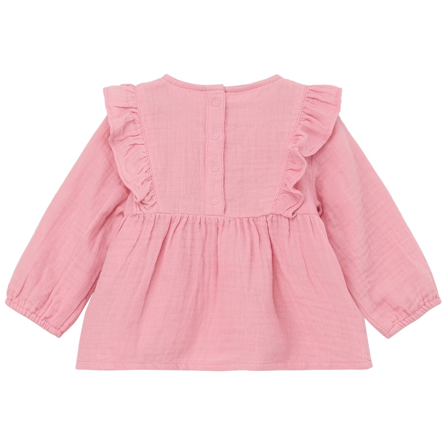 s.Oliver Musselinbluse rosa