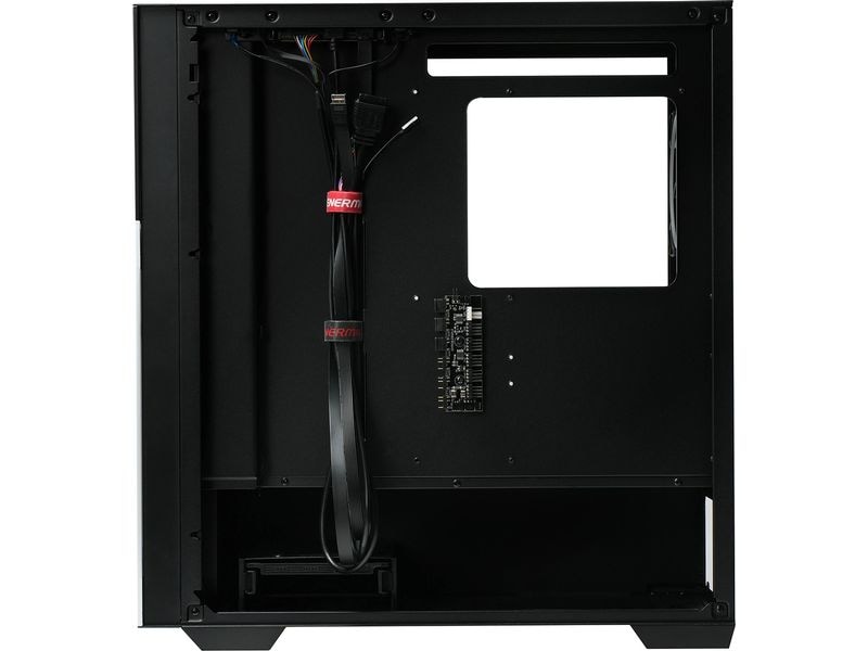 Enermax PC-Gehäuse ENERMAXK8 Schwarz/Weiss Gaming-Mid-Tower mit ausgezeichneter Luftversorgung
