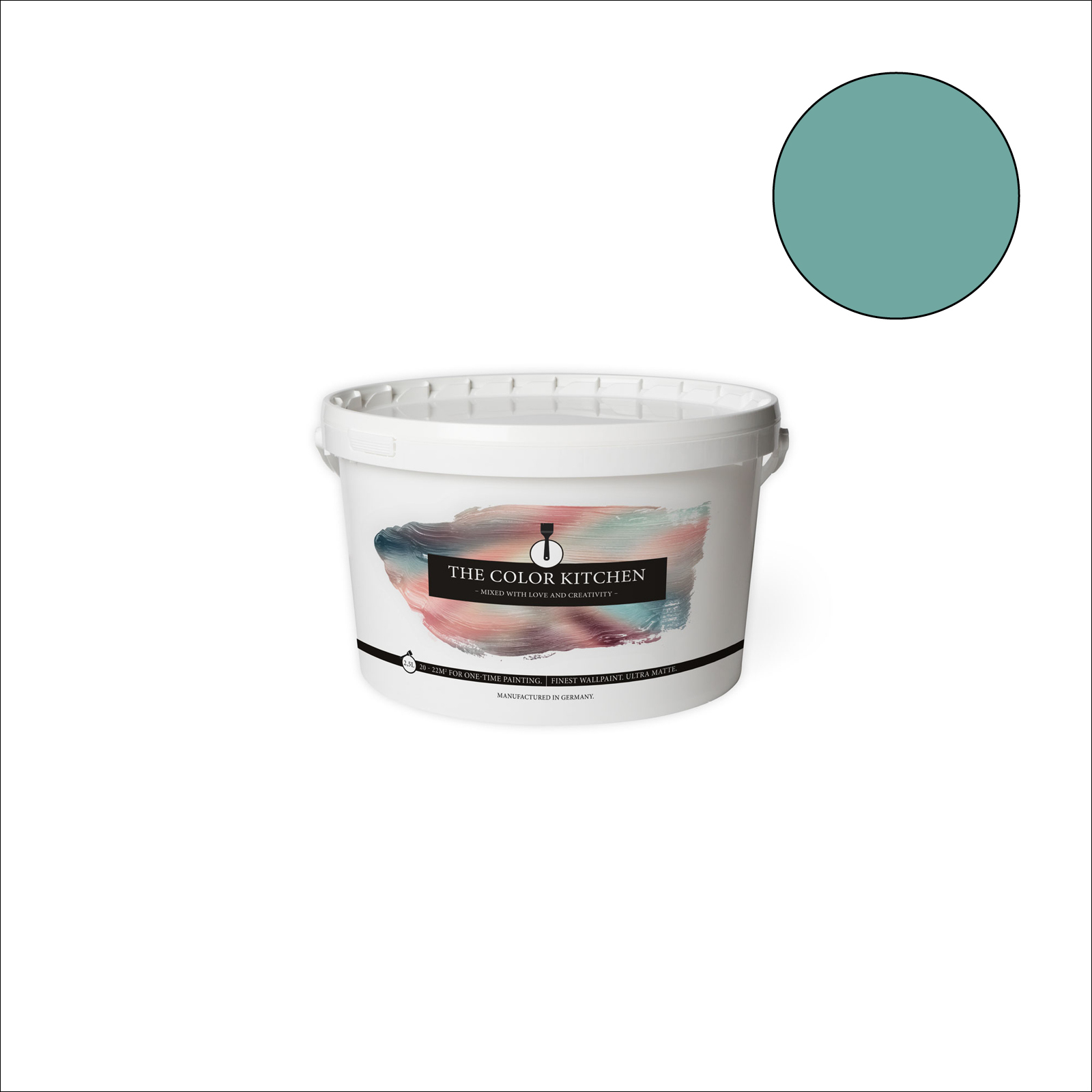 The Color Kitchen Wandfarbe Magical Mint - grün matt - 2,5 Liter
