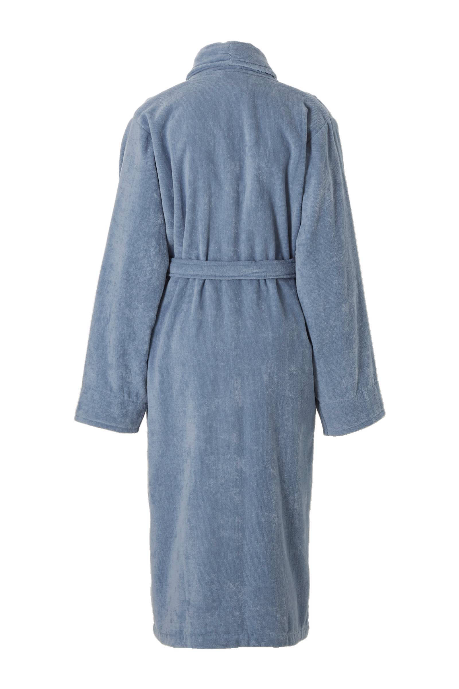 Seahorse badstof badjas Pure blauw