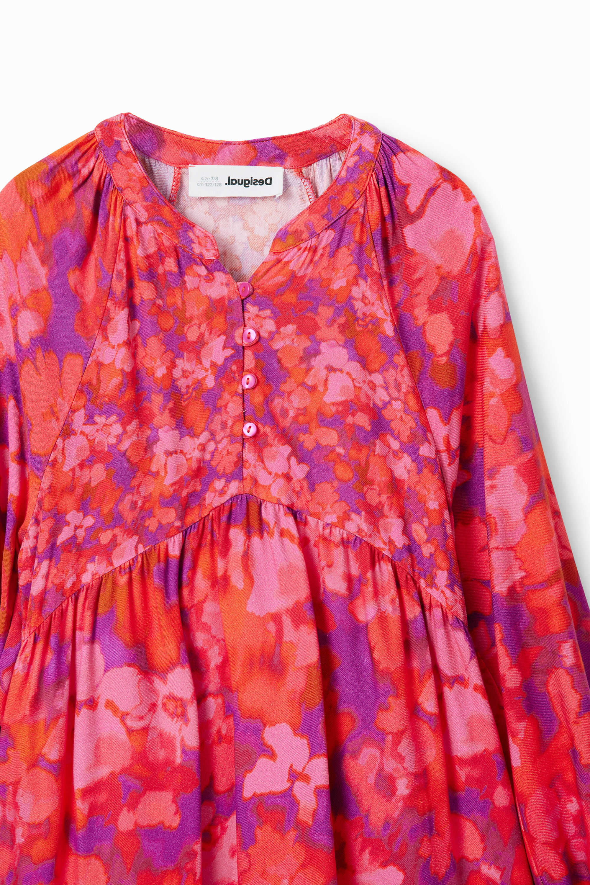 Vestido com estampa floral