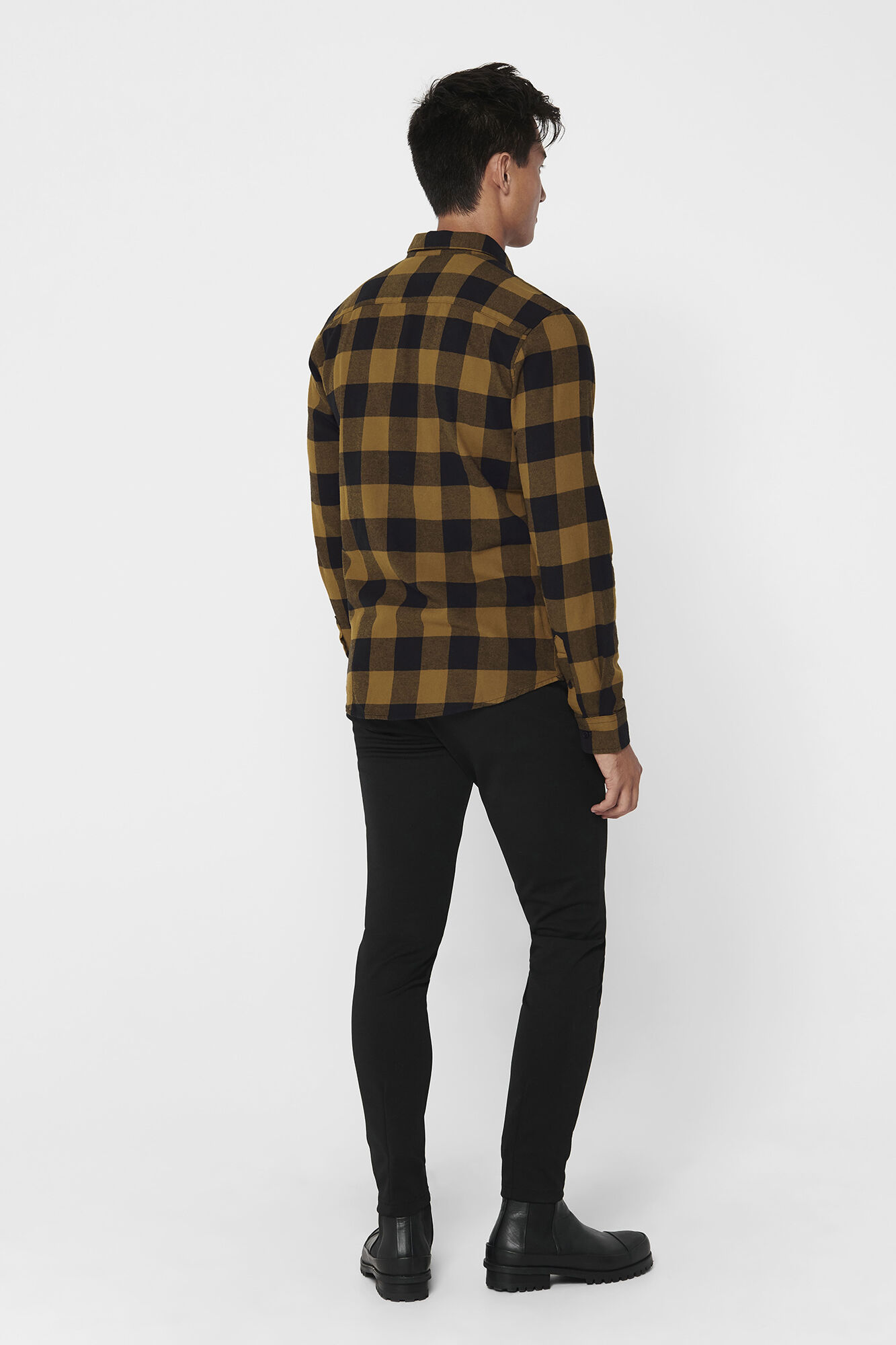 Camisa com estampa xadrez