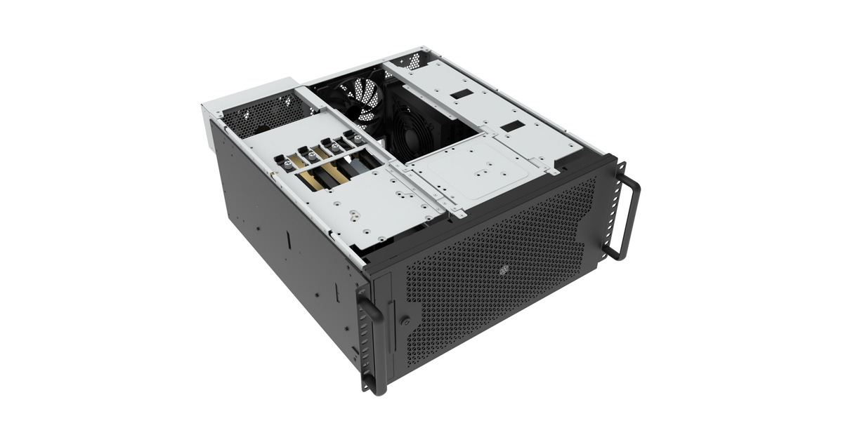 SilverStoneRM53-502 rack behuizing  (Zwart)