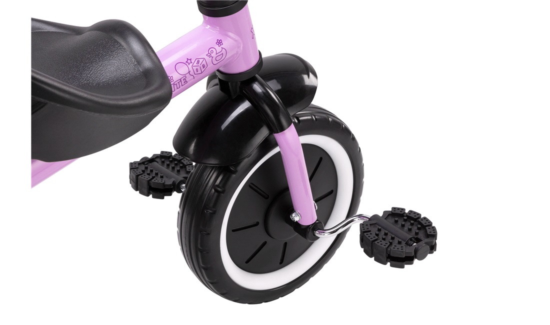 Trehjulet cykel, lys lilla