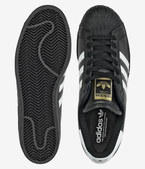 adidas Skateboarding Superstar ADV Schuh (core black white white)
