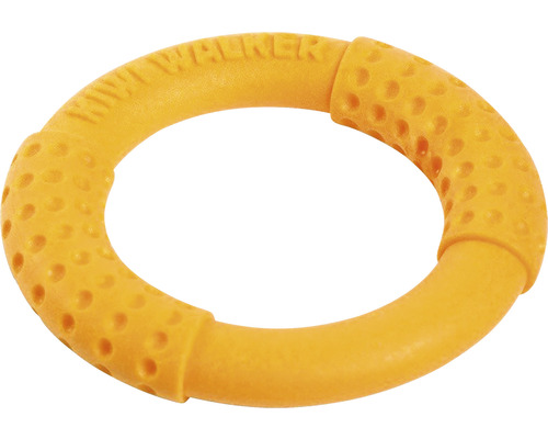 Kiwi Play Ring Mini hondenspeeltje, oranje, 13,5 x 2,5 cm