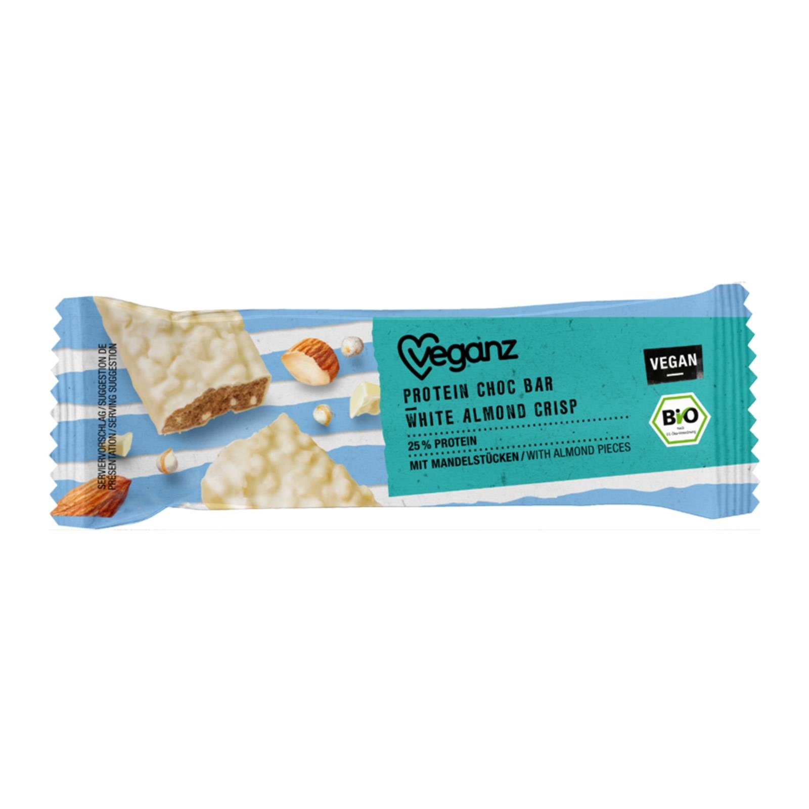 Veganz Protein Choc Bar White Almond