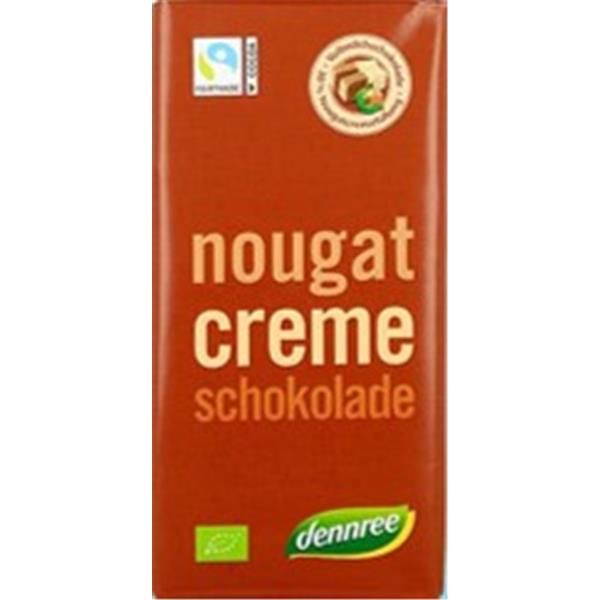 Chocolate De Leite Com Recheio De Creme De Nougat Bio