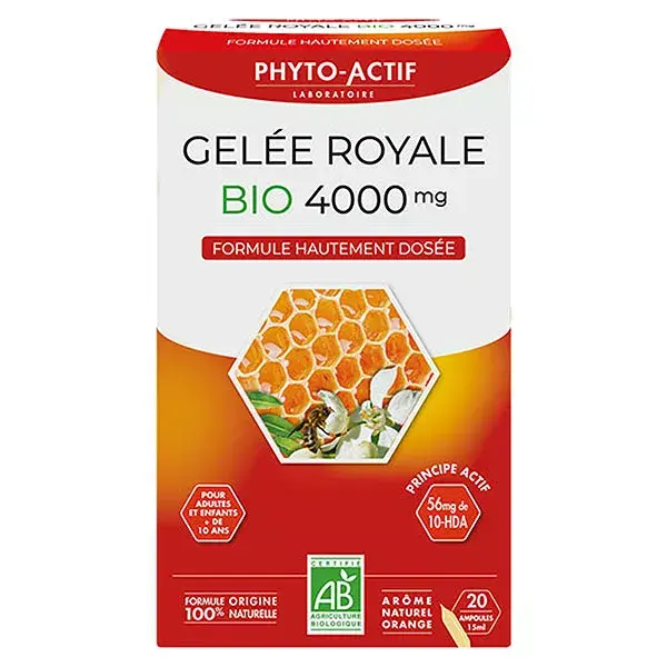Ampolas Phyto-Active Vitality com Geleia Real Orgânica 300g
