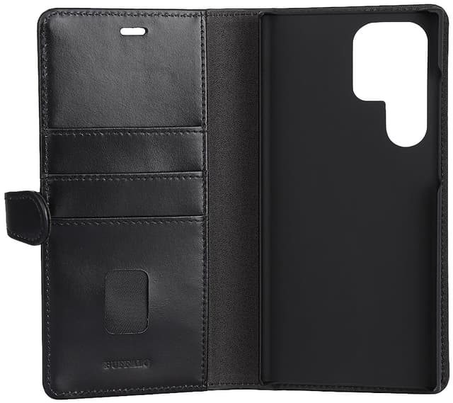Buffalo Samsung Galaxy S23 Ultra 2-i-1 pungetui (sort)