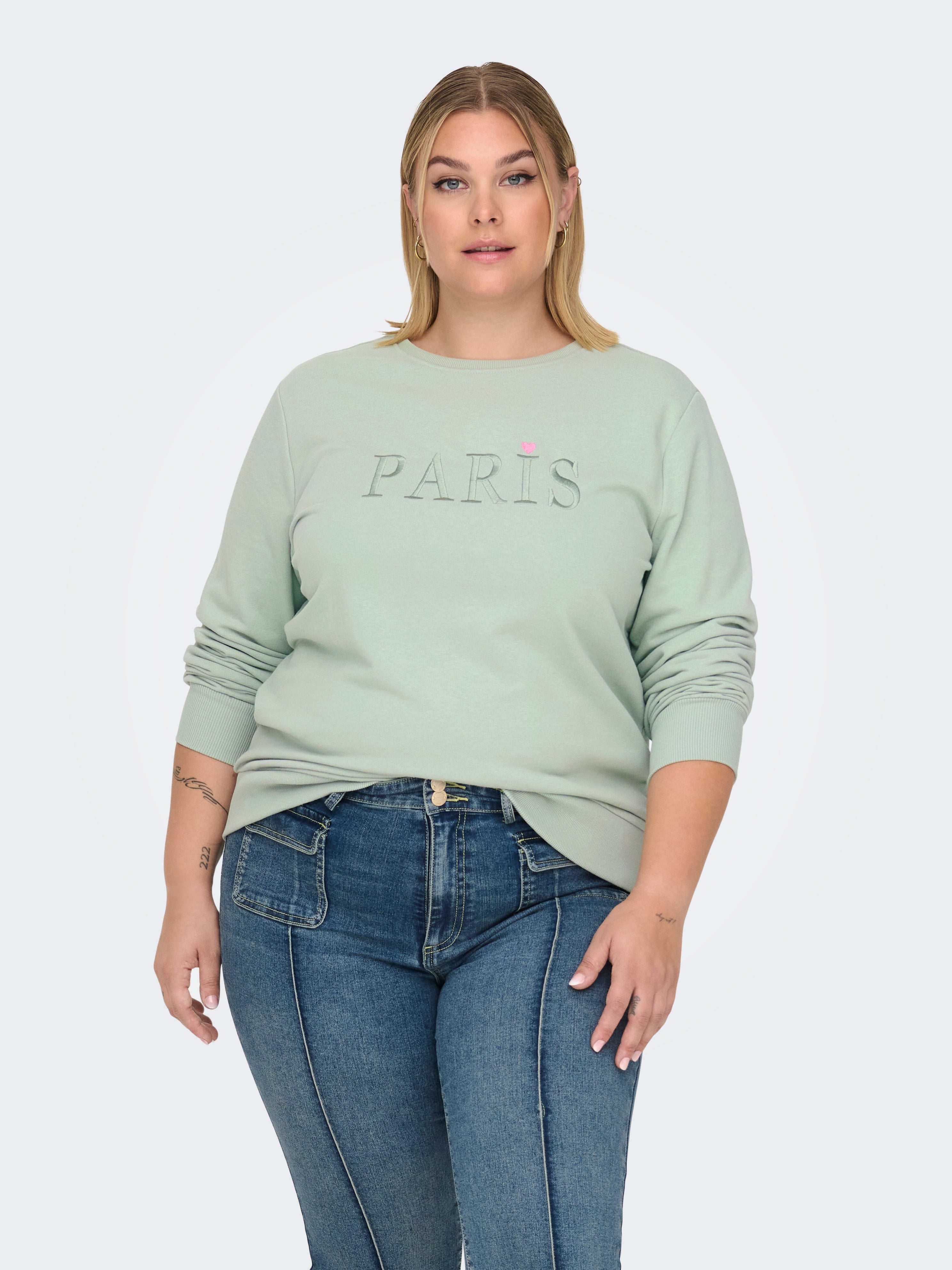 CARVANNA Sweatshirt Aqua Gray