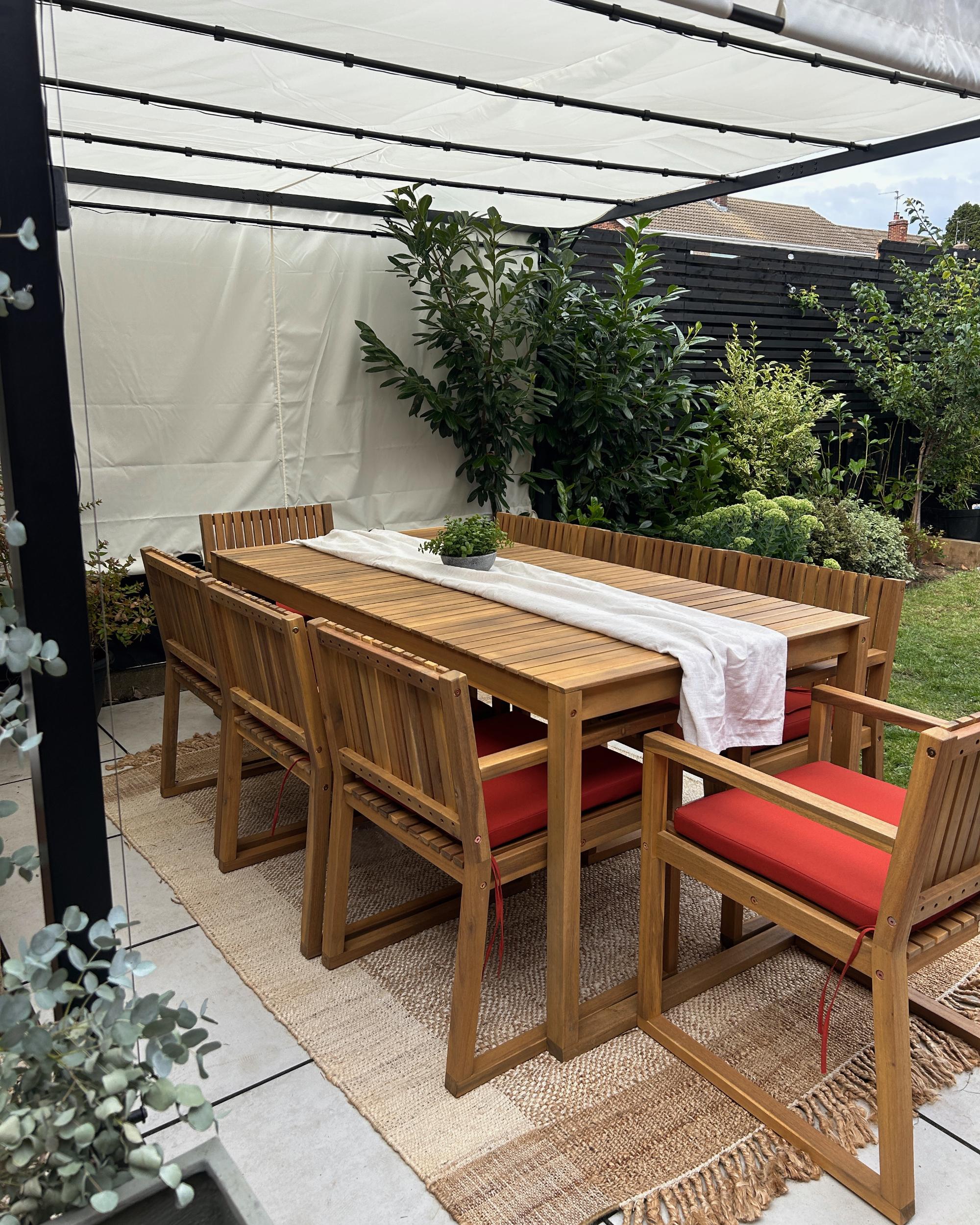 Tuinzitkussen SASSARI PREMIUM 46 x 46 cm Rood