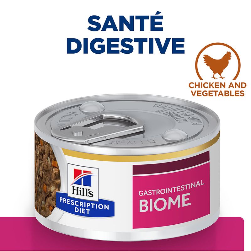 Hill's Prescription Diet Gastrointestinal Biome Mijoté poulet, légumes