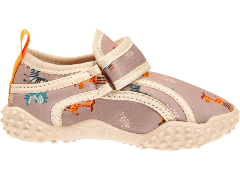 Playshoes Badeschuhe Wildtiere Braun Gr. 20-21 Aqua-Schuhe für Jungen