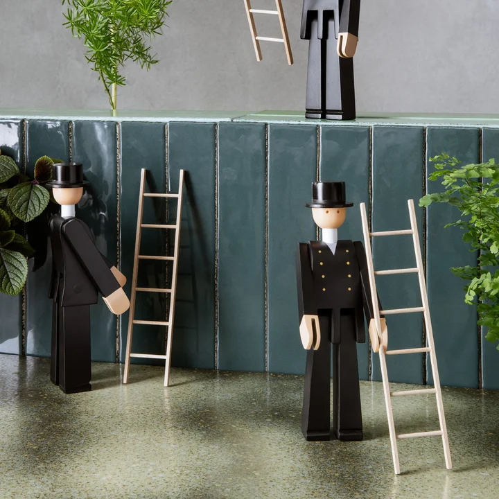 Kay Bojesen - Schornsteinfeger Holzfigur, schwarz