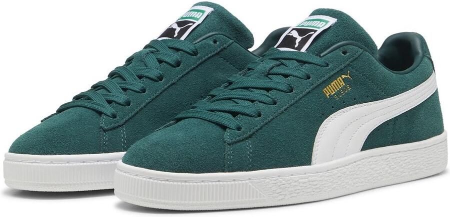Puma Klassieke Suede Groene Sneakers Green