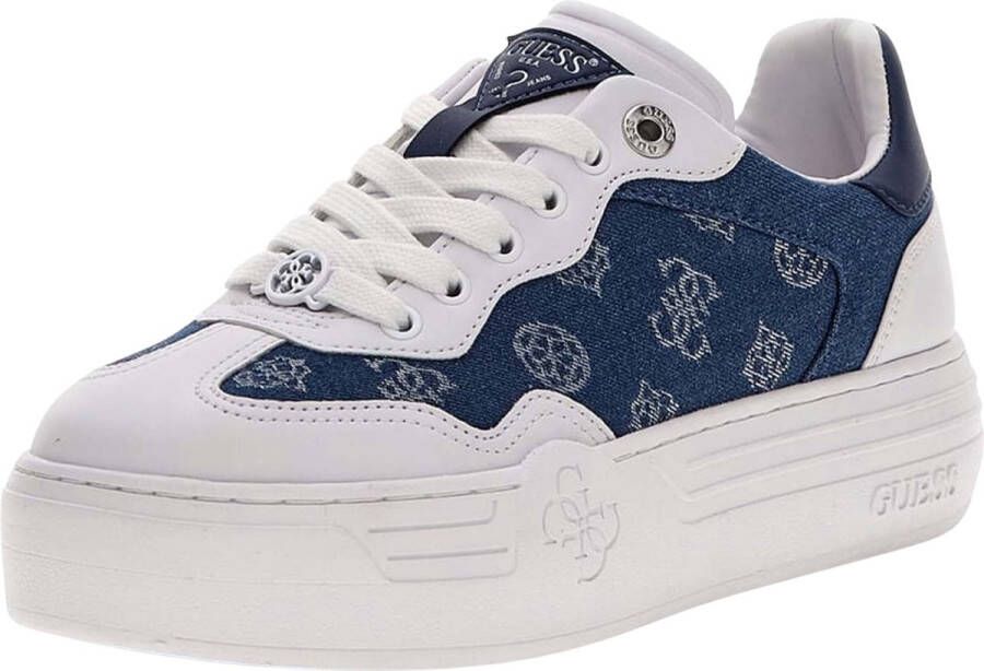 GUESS Dames Sneakers Swole2 Denim Blue Jeansblauw
