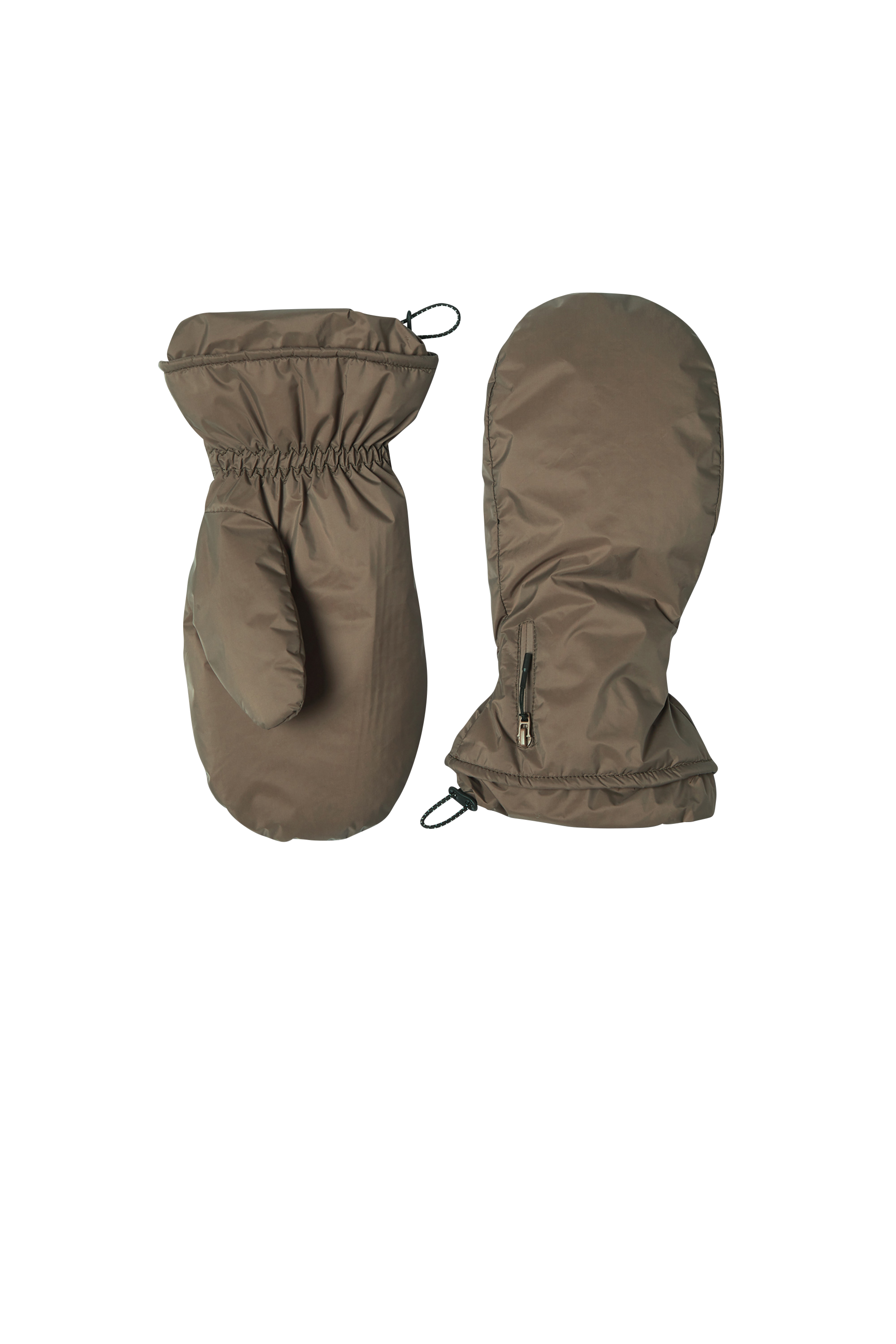 RAINS Gants Padded Nylon Mittens Marron