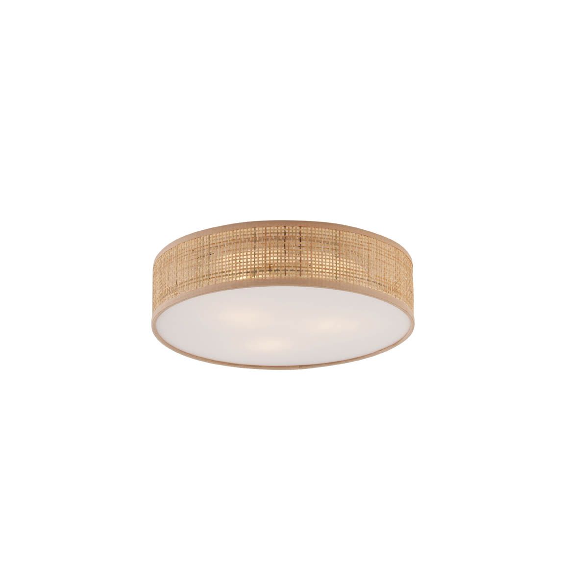 Oosterse plafondlamp rotan 38cm  - Trammy
