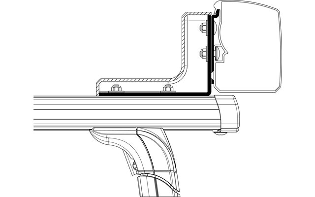 Thule Omnistor 3200 Markisenadapter Roof Rack