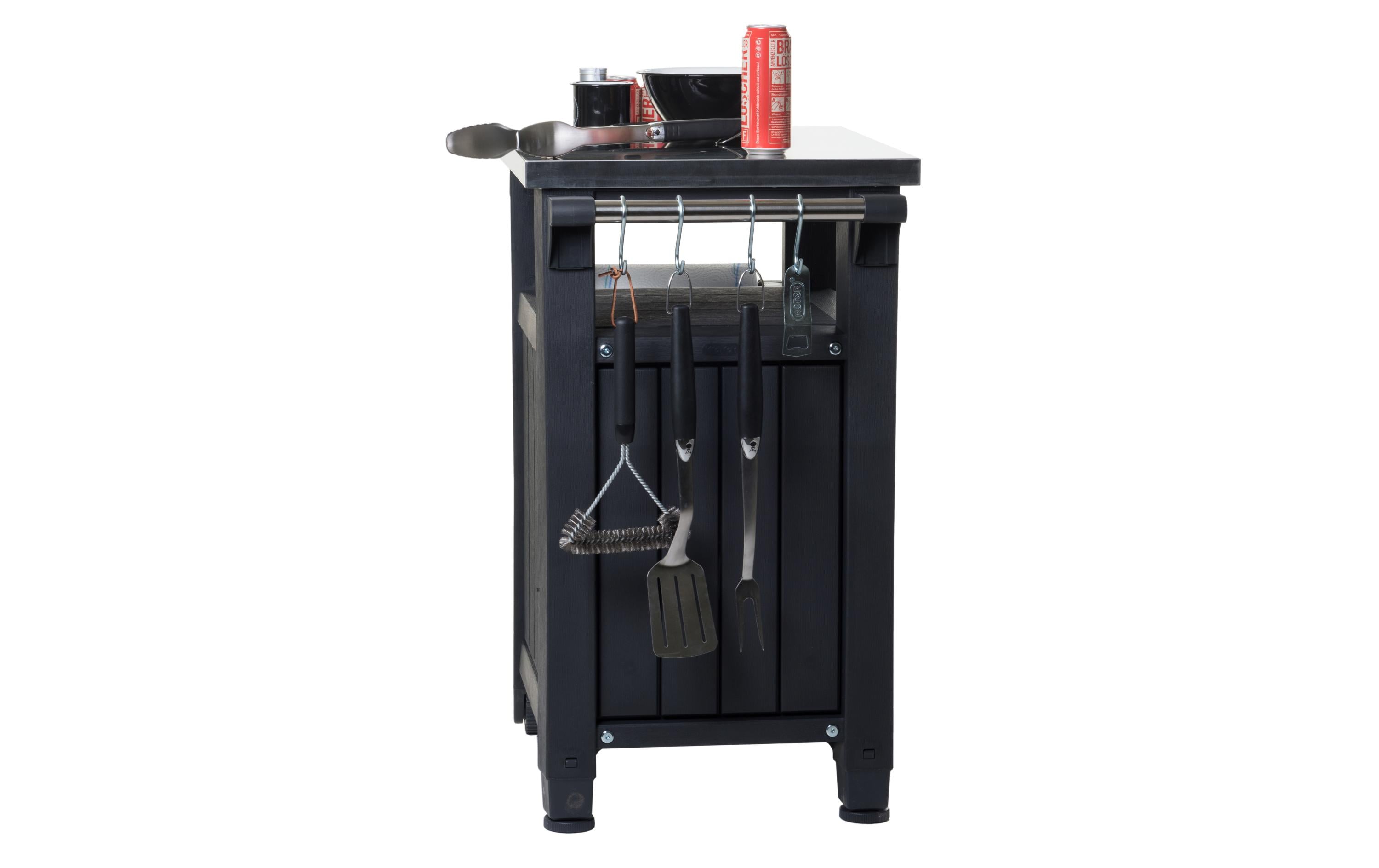 Grill- und Gartenschrank Anthrazit<br>Grill- und Aufbewahrungsschrank