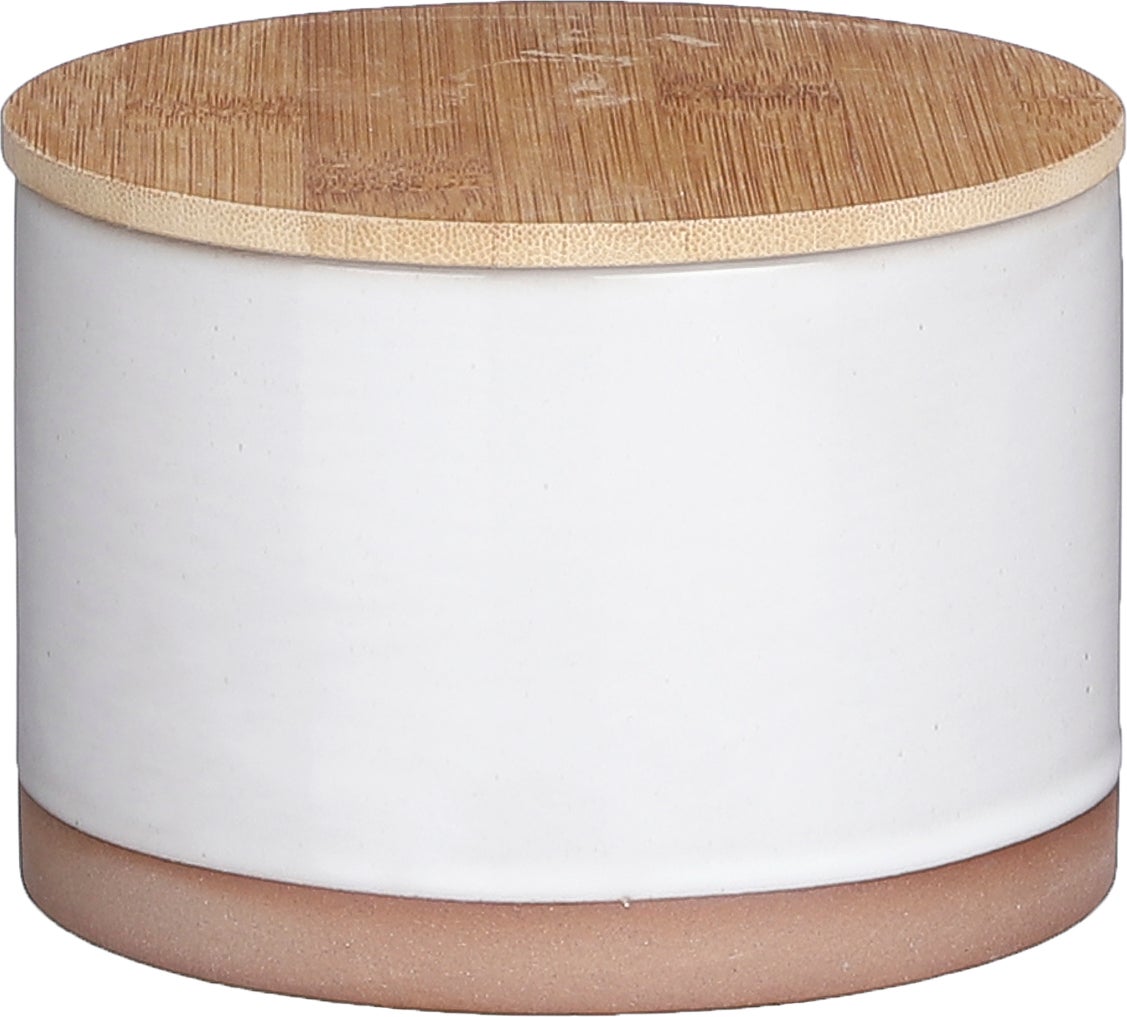 voorraadpot Mila crème D 12,5 H 8,5 cm