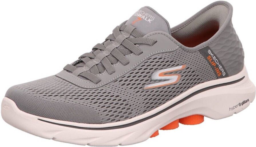 Skechers Slip-ins Go Walk 7 Free Hand 2 Instappers Grijs
