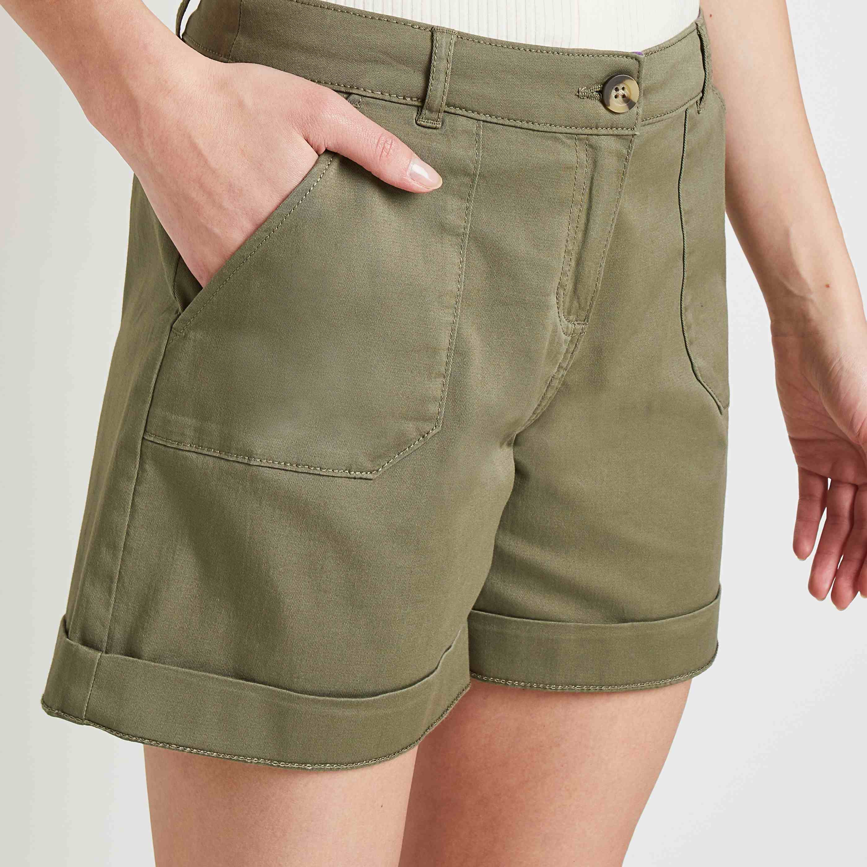 Short femme - KAKI