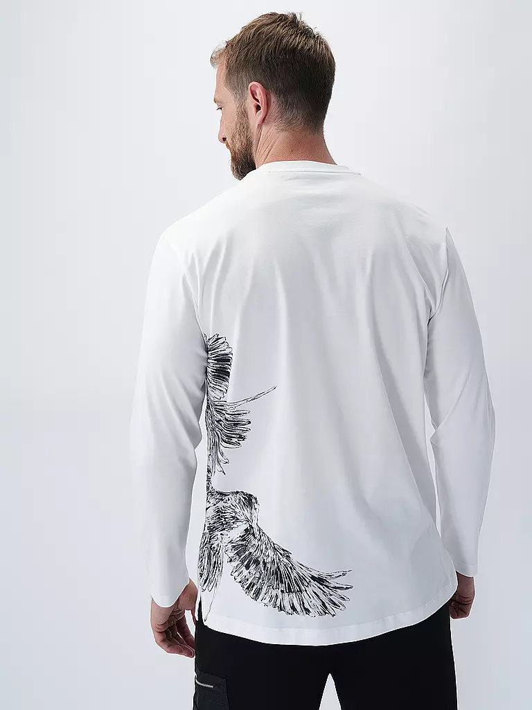 Y-3 Langarmshirt  weiss