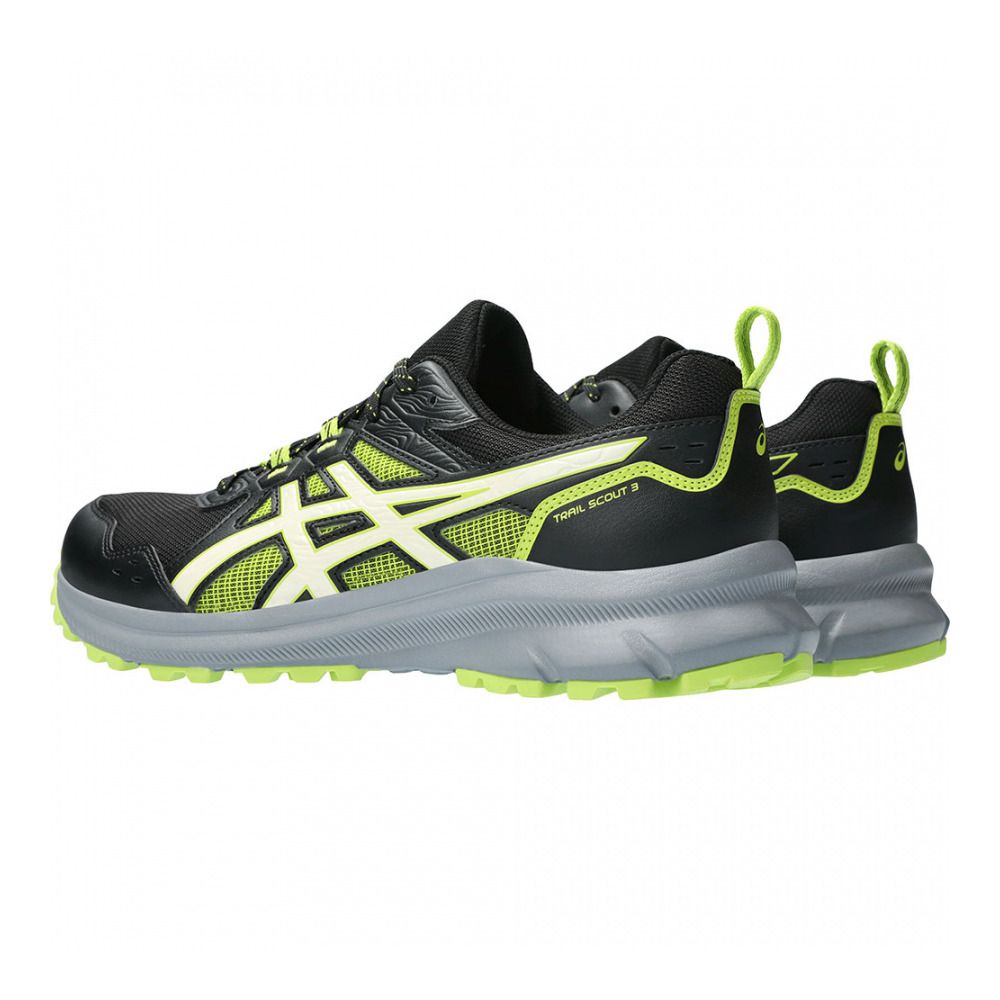 Asics TRAIL SCOUT 3 - Chaussures de trail Homme black/birch