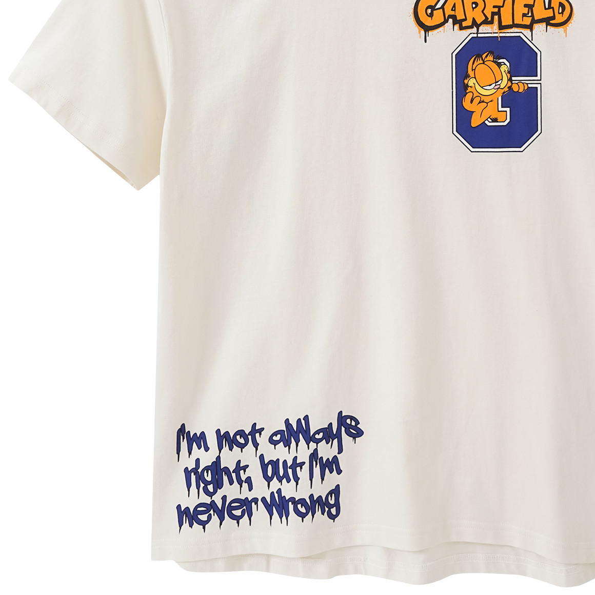 Beatwear Garfield T-Shirt mit Print weiss