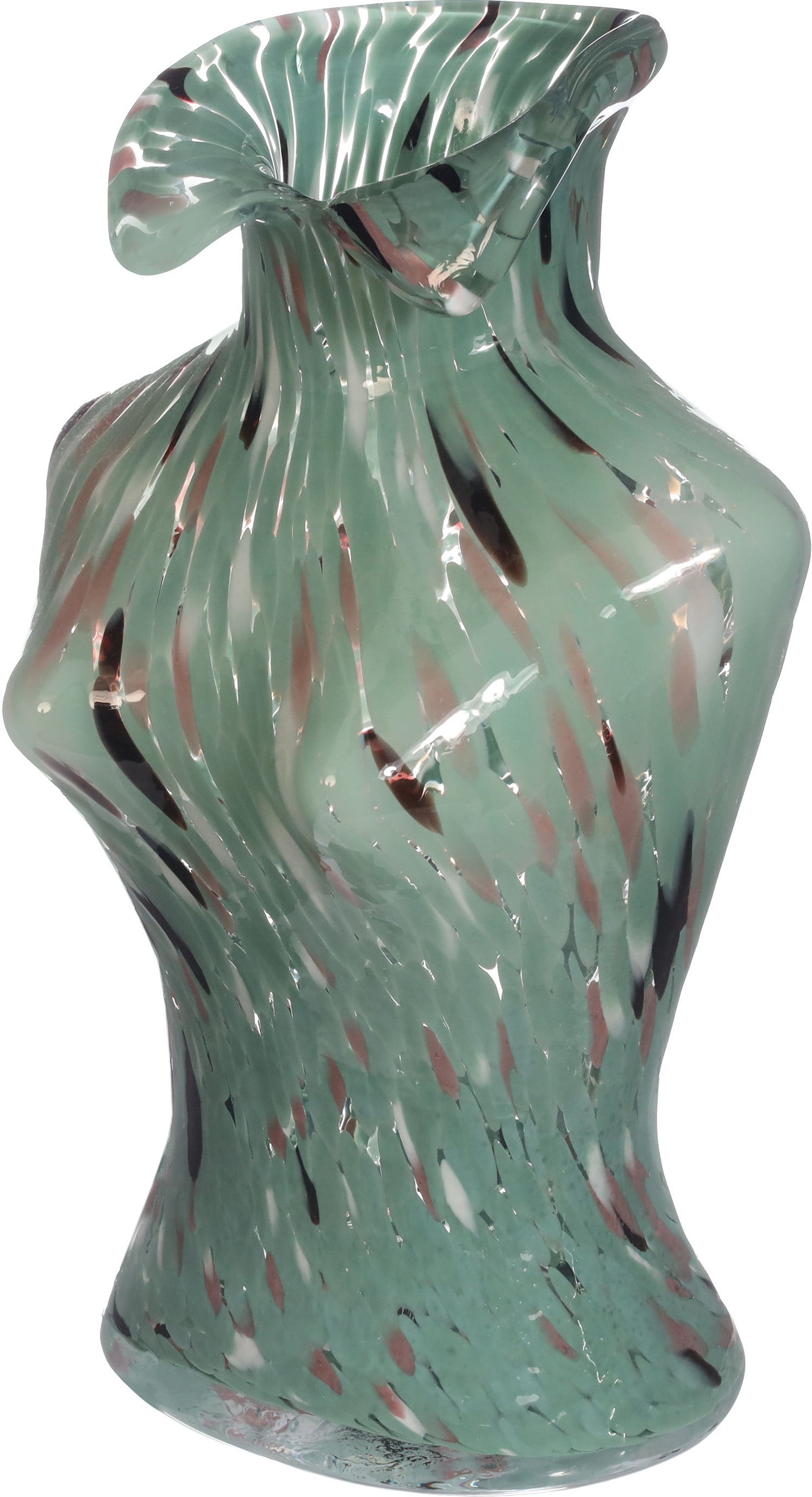 Vaas Bossom groen 19 x 14,5 x 30 cm
