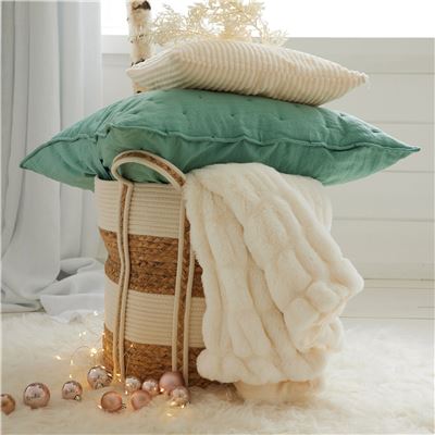 Paniers bicolores tressés - Set de 2